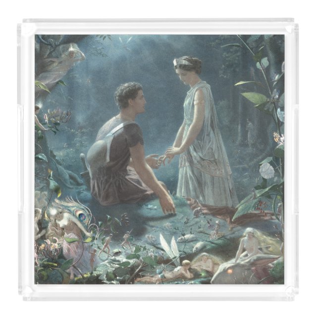 Fairy's, A Midsummer Night's Dream, Shakespeare's  Acrylic Tray (Large)