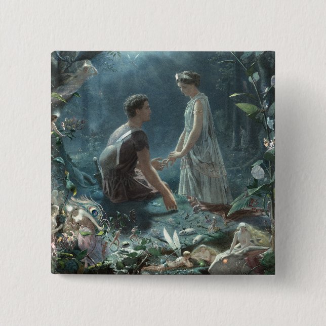 Fairy's, A Midsummer Night's Dream, Shakespeare's  Button (Front)