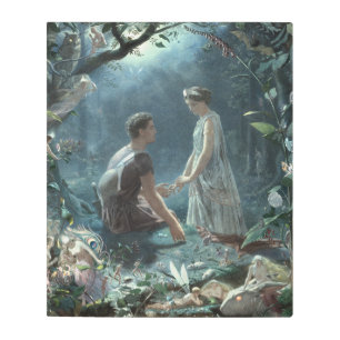 Fairy's, A Midsummer Night's Dream, Shakespeare's  Metal Print