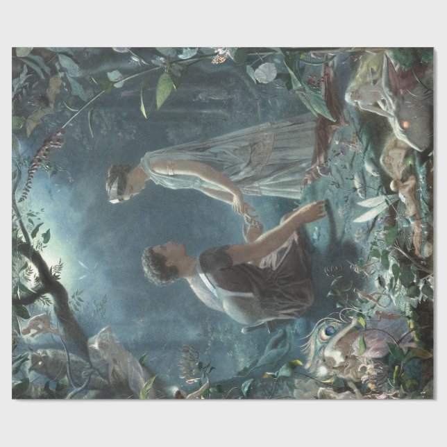 Fairy's, A Midsummer Night's Dream, Shakespeare's  Wrapping Paper (Flat)