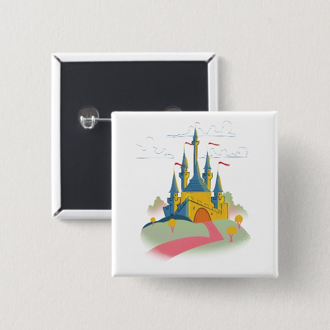 Fairytail Castle Button (Front & Back)