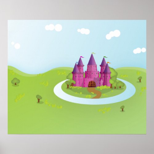 FairyTail Castle Pixelated Edition Poster