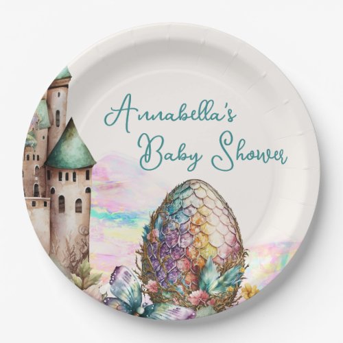 Fairytale Baby Dragon Egg Paper Plates