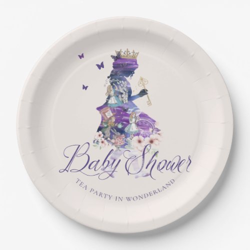 Fairytale Baby Shower Tea Party in Wonderland Paper Plates
