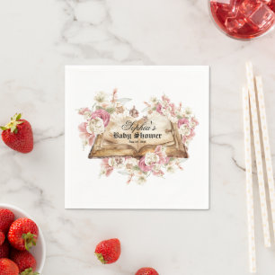 Fairytale Book Baby Shower Napkins