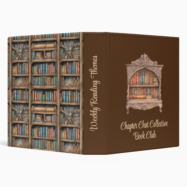 Fairytale Bookshelf 3 Ring Binder (Background)