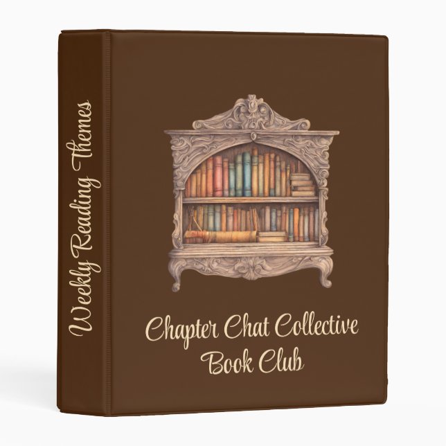 Fairytale Bookshelf Mini Binder (Front/Spine)