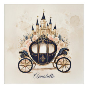 Fairytale Carriage and Castle Acrylic Print