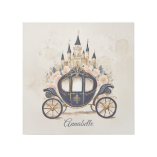 Fairytale Carriage and Castle Gallery Wrap