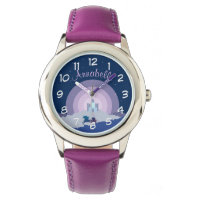 Fairytale Castle and Unicorn Personalised Watch