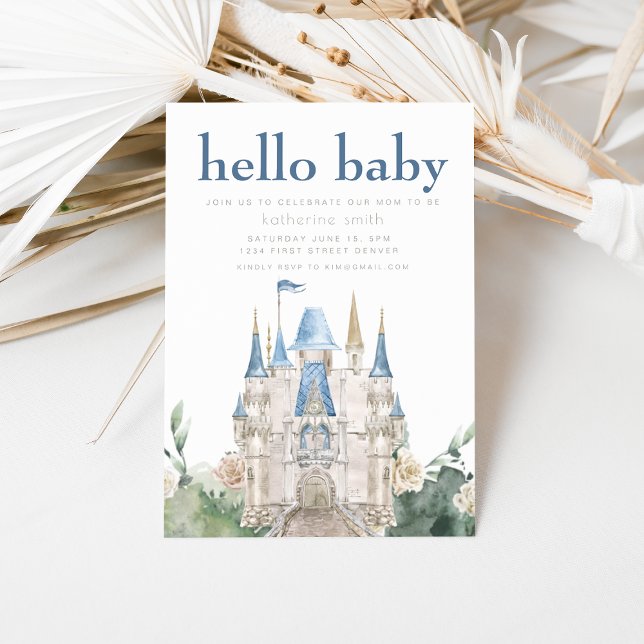 Fairytale Castle Fantasy Baby Shower Invitation (Creator Uploaded)