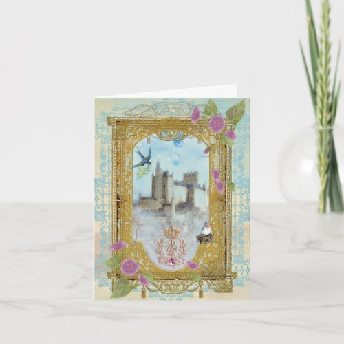 Fairytale Castle In The Mists Greeting Card