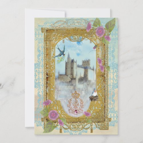 Fairytale Castle In The Mists Invitations