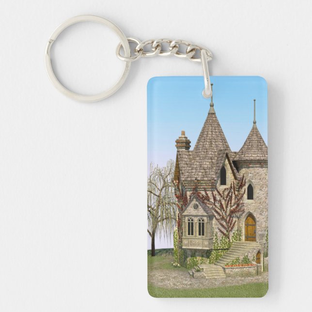 Fairytale Castle Keychain (Front)