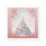 Fairytale castle love story wedding napkins