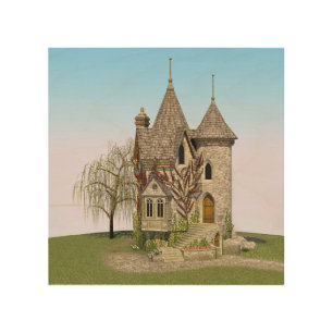 Fairytale Castle Perfect Birthday and Fantasy Gift Wood Wall Art