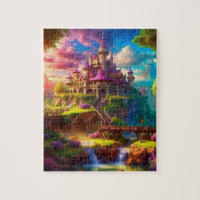 Fairytale castle. Princess Castle Jigsaw Puzzle (Vertical)