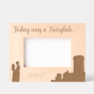 Fairytale Castle Princess Wedding Engraved Frames