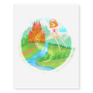 fairytale castle Temporary Tattoos