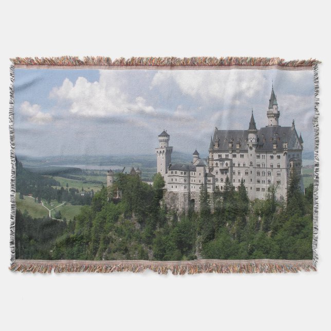 Fairytale Castle Throw Blanket (Front)