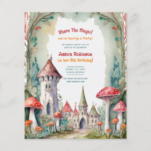 Fairytale Castle Wedding Fairycore Princess Magic Flyer