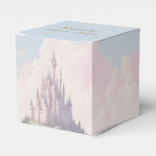 Fairytale castle wedding favor boxes