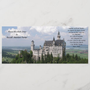 Fairytale Castle Wedding Invitation