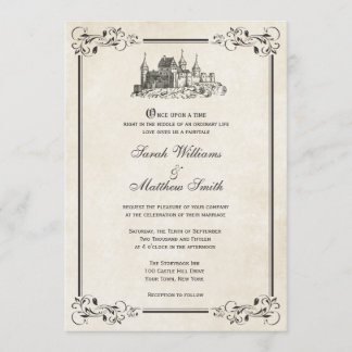 Fairytale Castle Wedding Invitations