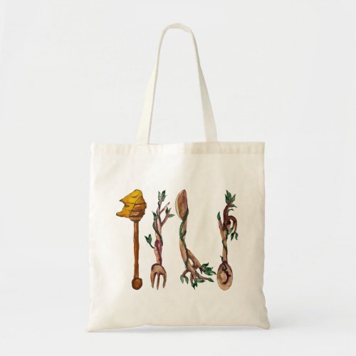 Fairytale cutlery  tote bag