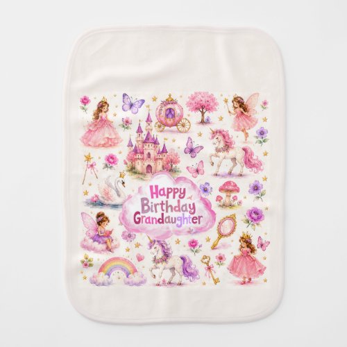 Fairytale Dreams  Baby Burp Cloth
