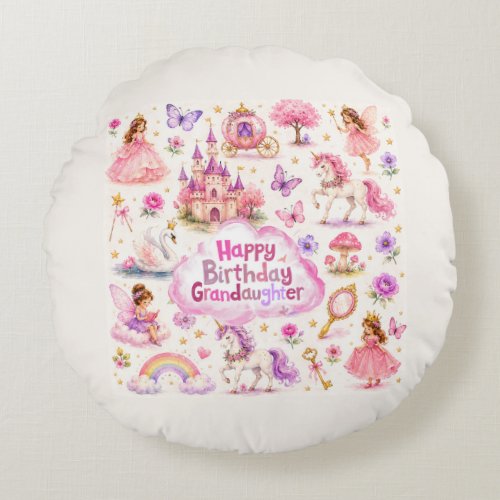 Fairytale Dreams  Round Pillow