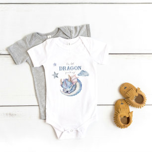 Fairytale Dreamy Dragon Baby Shower Bodysuit