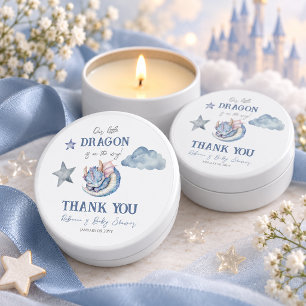 Fairytale Dreamy Dragon Baby Shower Mini Candle Favors