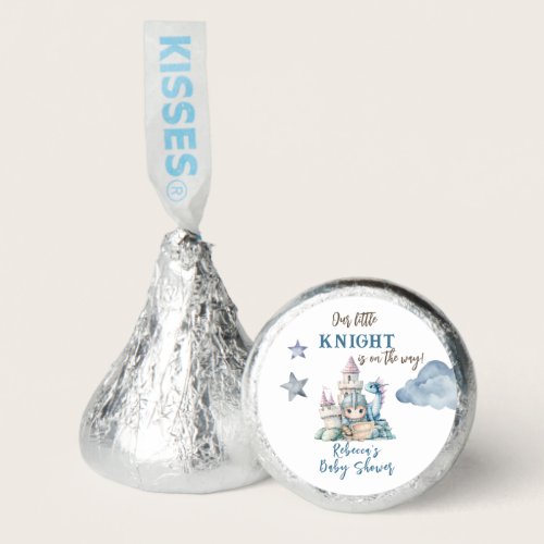 Fairytale Dreamy Dragon Blue Knight Baby Shower  Hershey®'s Kisses®