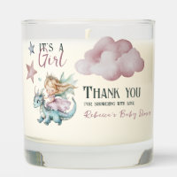 Fairytale Dreamy Dragon Pink Princess Baby Shower