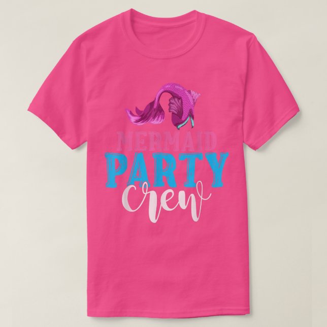 Fairytale Fantasy Creature Mermaid Party Crew Merm T-Shirt (Design Front)