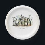 Fairytale Fantasy Creatures Baby Shower Paper Plates<br><div class="desc">Fairytale baby shower paper plates</div>