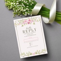 Fairytale Floral Pink & Green Garden Vine Wedding