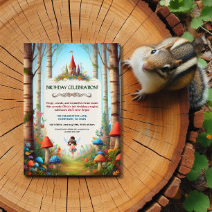 Fairytale Forest Birthday Invitation