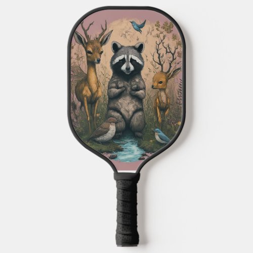 Fairytale Forest Comes Alive on This Whimsical  Pickleball Paddle