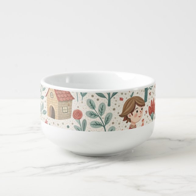 Fairytale Forest Walk Soup Mug (Front)