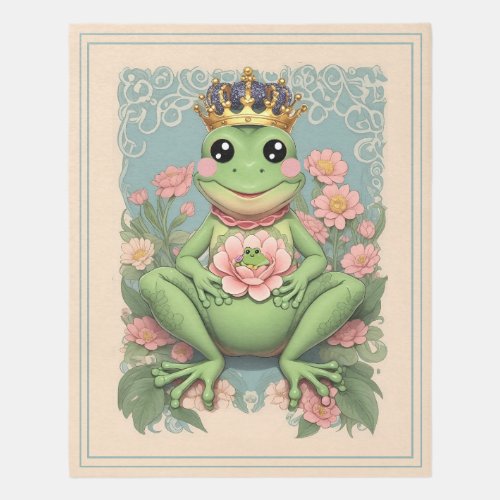 Fairytale Frog Rug _ Cute Kids Bedroom Area Carpet