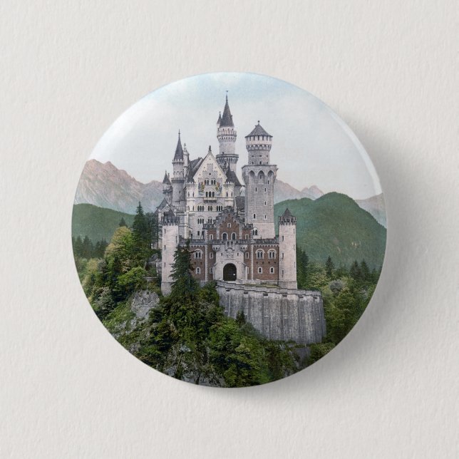 Fairytale German Castle Button (Front)