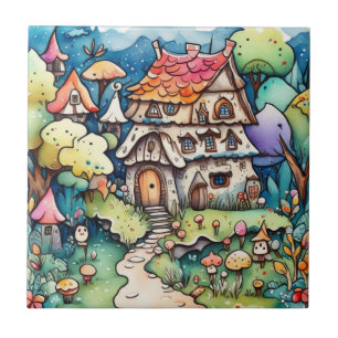 Fairytale in the fairyland ceramic tile