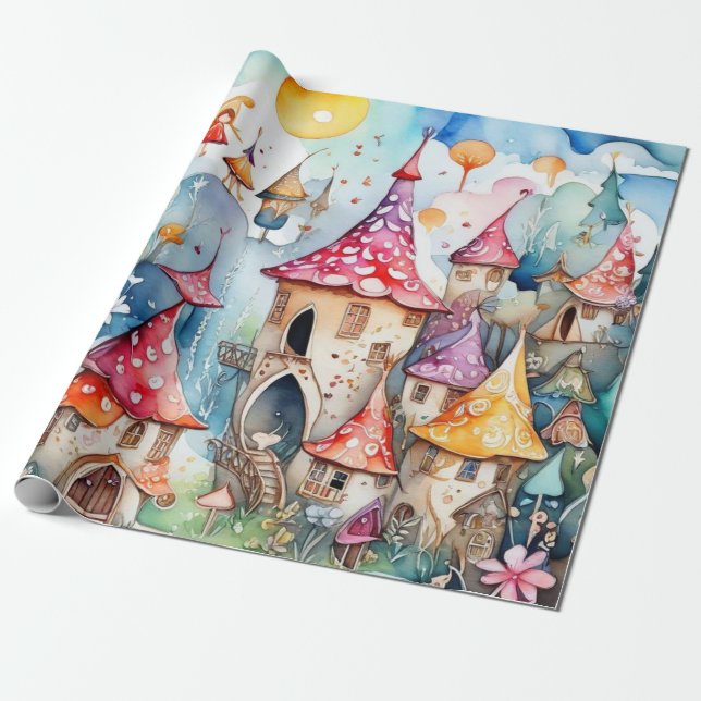 Fairytale in the fairyland Wrapping Paper (Unrolled)