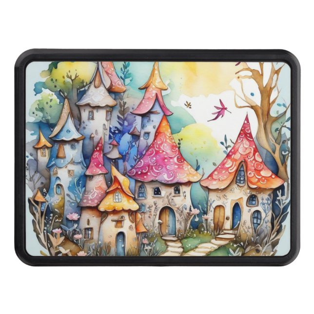 Fairytale in the fairyland Wrapping Paper Hitch Cover (Front)