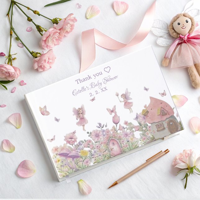Fairytale keepsake Baby Shower Foil Guest Book (Creator Uploaded)