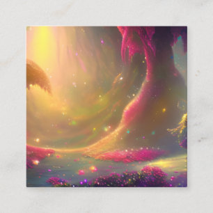 Fairytale Landscape Graphic Calling Card