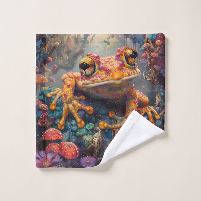 Fairytale magic frog wash cloth (Wash Cloth)