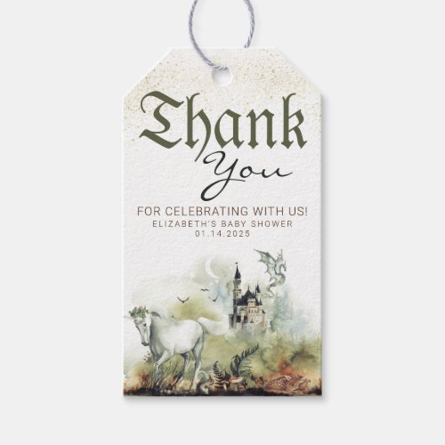 Fairytale Magical Fantastic Thank You Gift Tags